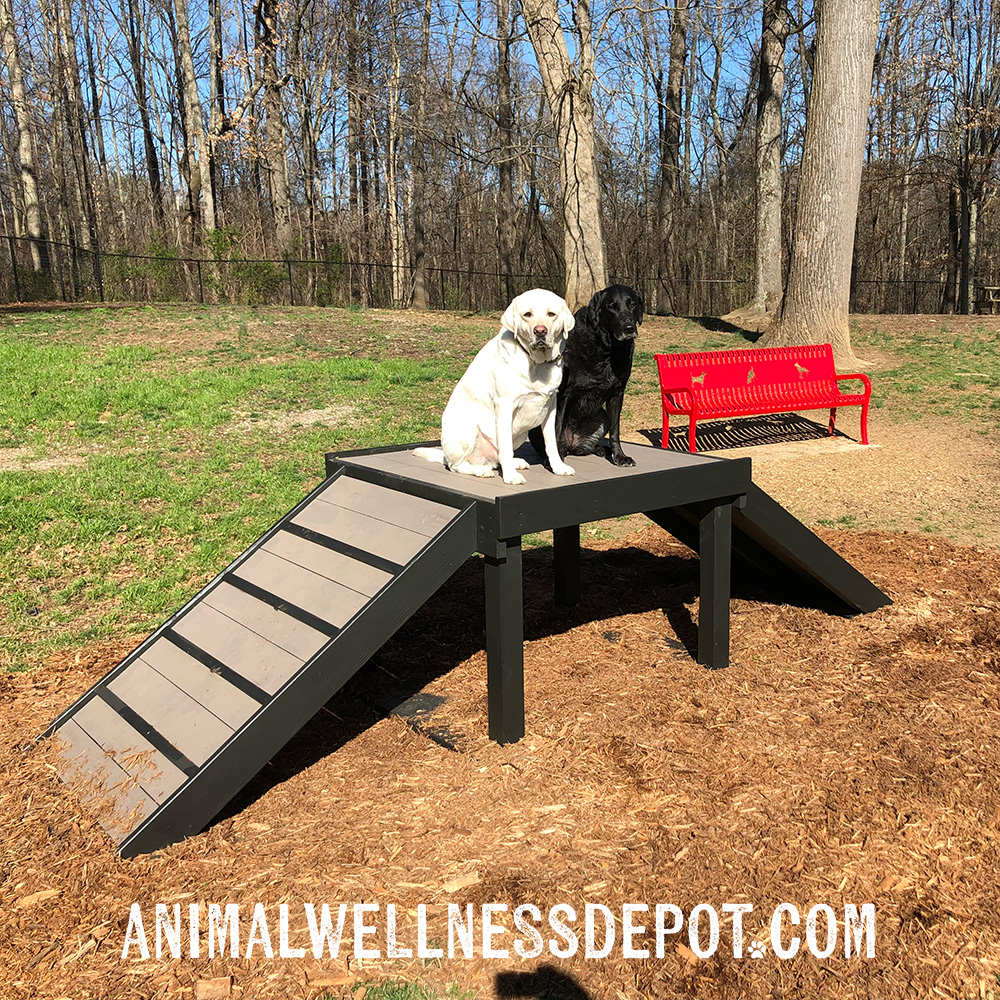 Animal-Wellness-Depot-Bridge-Climb-Xlarge-nutmeg-Gyms-for-dogs - Animal Wellness Depot